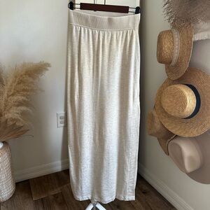 Elie Tahari Cream Maxi Skirt